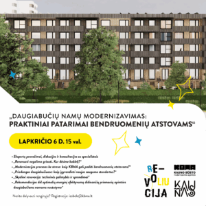 Seminaras apie daugiabučių modernizavimą: registruokitės jau dabar