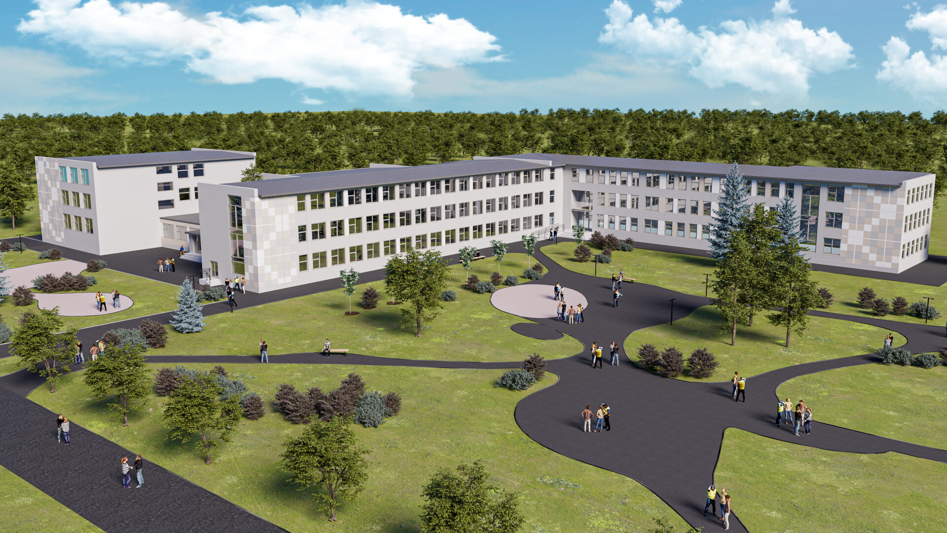 Pradėtas vienas pirmųjų pilotinių projektų – skydinė renovacija Kauno Karmėlavos gimnazijoje