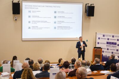 Skydinės renovacijos galimybės pristatytos KBMA organizuotame Daugiabučių modernizacijos seminare